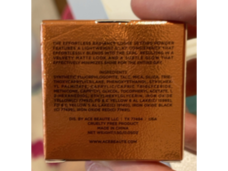 Ace Beaute Effortless Radiance Loose Setting Powder, Medium, 0.05 oz1.5 g