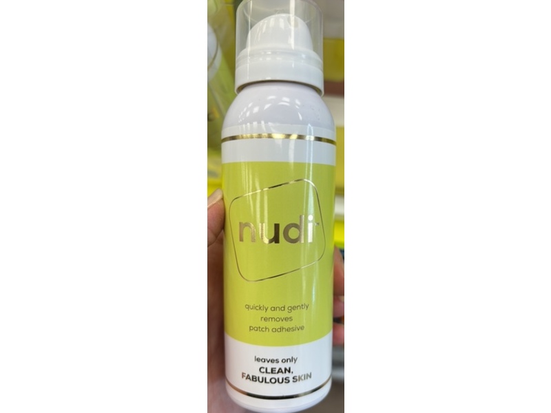 Nudi Estrogen Patch Adhesive Remover Spray, 100 mL