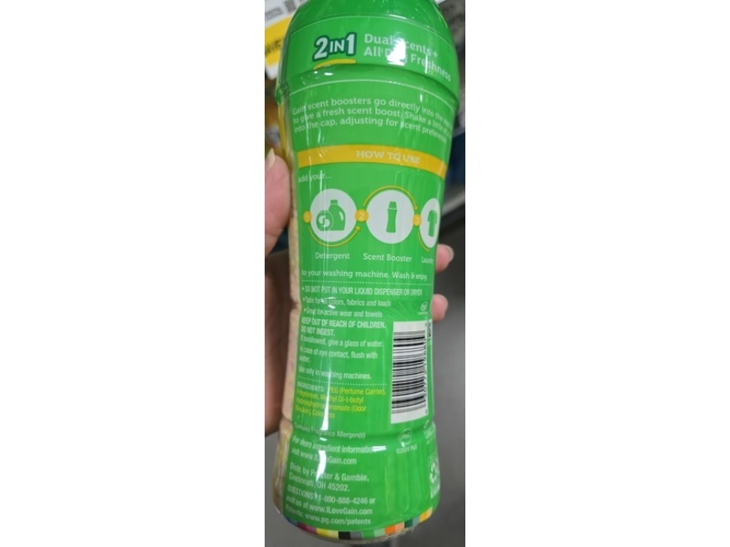 Gain Tango 2-In-1 Scent Booster, Pina+Plumeria Scent, 10.7 oz/303 g