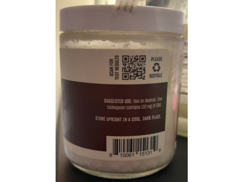 Lazarus Naturals Full Spectrum CBD Coconut Oil, 7.1 oz/200 g