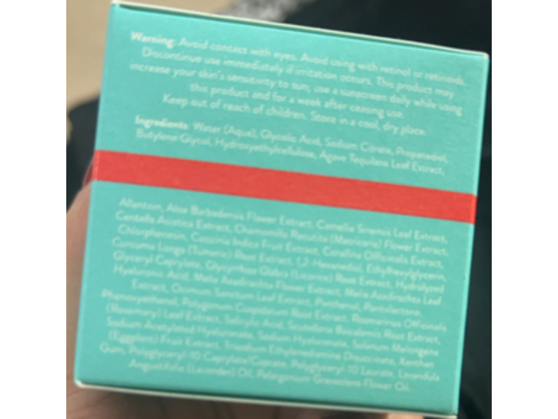 Peach & Lily Super Reboot Resurfacing Mask, AHA, BHA & Blue Agave, 2.70 fl oz/80 mL