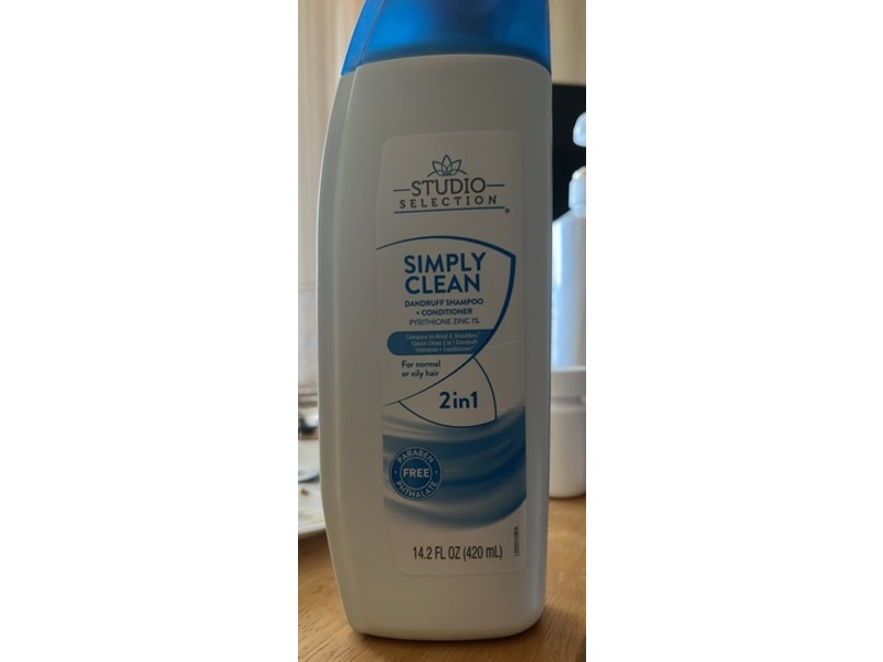 Simply Clean 2 In 1 Dandruff Shampoo + Conditioner, 14.2 fl oz/420 mL