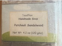 Toadflax Handmade Soap, Patchouli Sandalwood, 4.2 oz/120 g - thumbnail 1