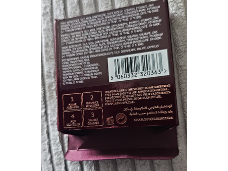 Charlotte Tilbury Luxury Colour Coded Eye Shadow Palette, The Golden Goddess, 0.18 oz/5.2 g