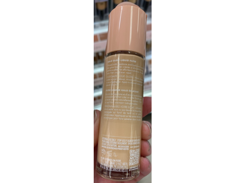 e.l.f. Halo Glow Liquid Filter, 0 Fair, 1.06 fl oz/31.5 mL