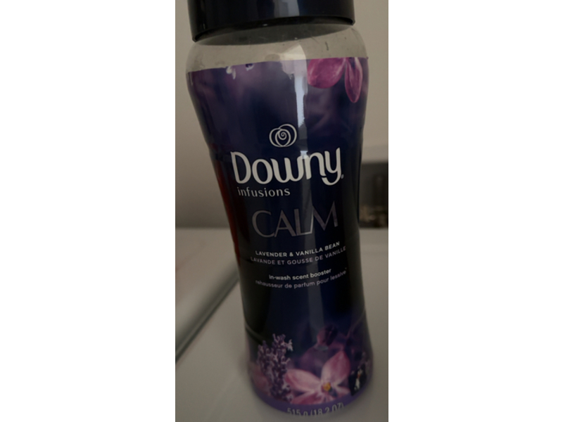 Downy Infusions Calm In-Wash Laundry Scent Booster, Lavender & Vanilla Bean, 18.2 oz/515 g