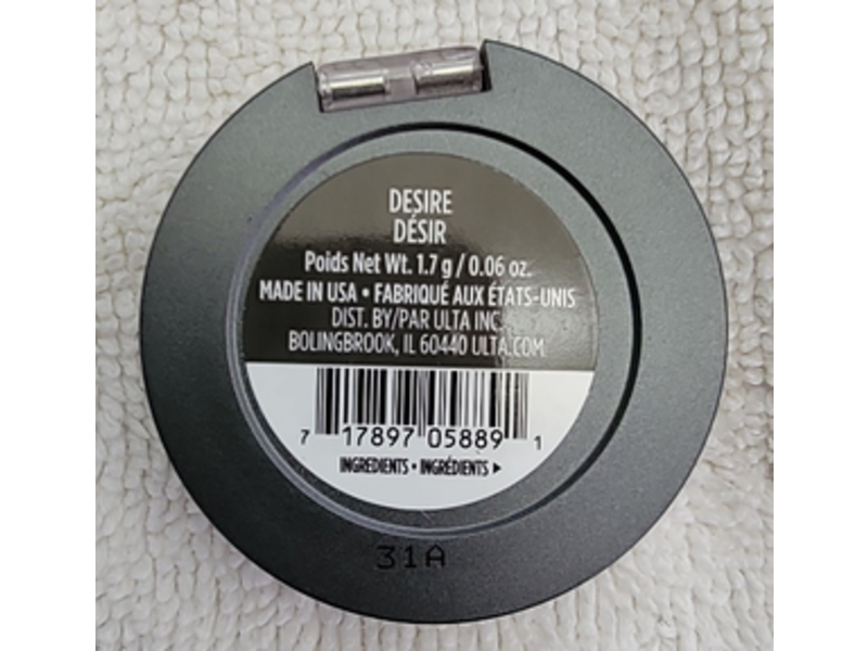 Ulta Beauty Eye Shadow, Desire, 0.06 oz/1.7 g