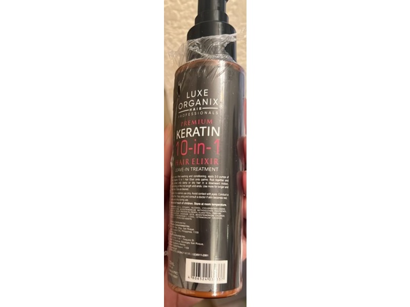 Luxe organix Premium 10-In-1 Hair Elixir Leave-In Treatment, 100 mL