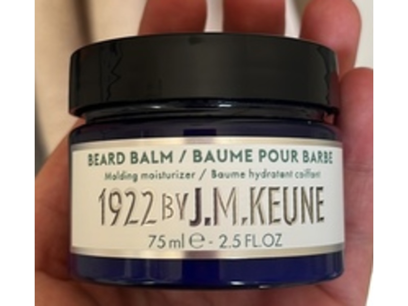 1922 By J.M. Keune Beard Balm Molding Moisturizer, 2.5 fl oz/75 mL