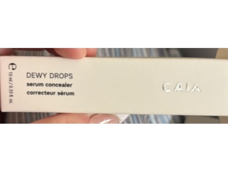 Caia Dewy Drops Serum Concealer, 10N Fair With Neutral Undertones, 0.33 fl oz/10 mL
