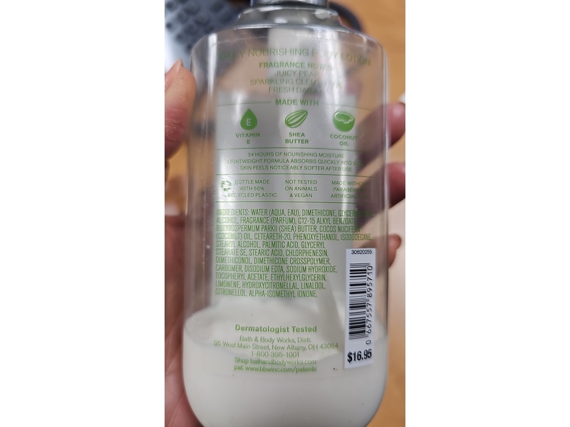 Bath & Body Works Daily Nourishing Body Lotion, Gingham Fresh, 8 fl oz/236 mL