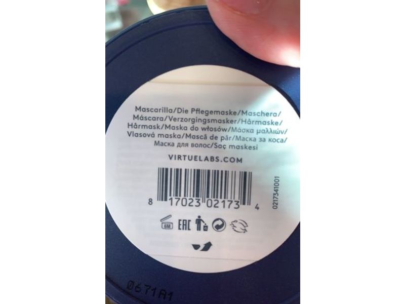 Virtue Restorative Treatment Mask, 5 fl oz/148 mL