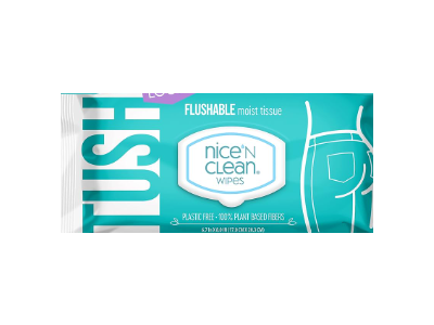 Nicen'N Clean Wipes Flushable Wipes, 42 Count