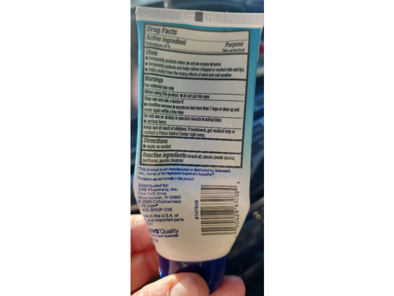 CVS Health Advanced Healing Ointment, Paraben Free, 1.75 oz/50 g