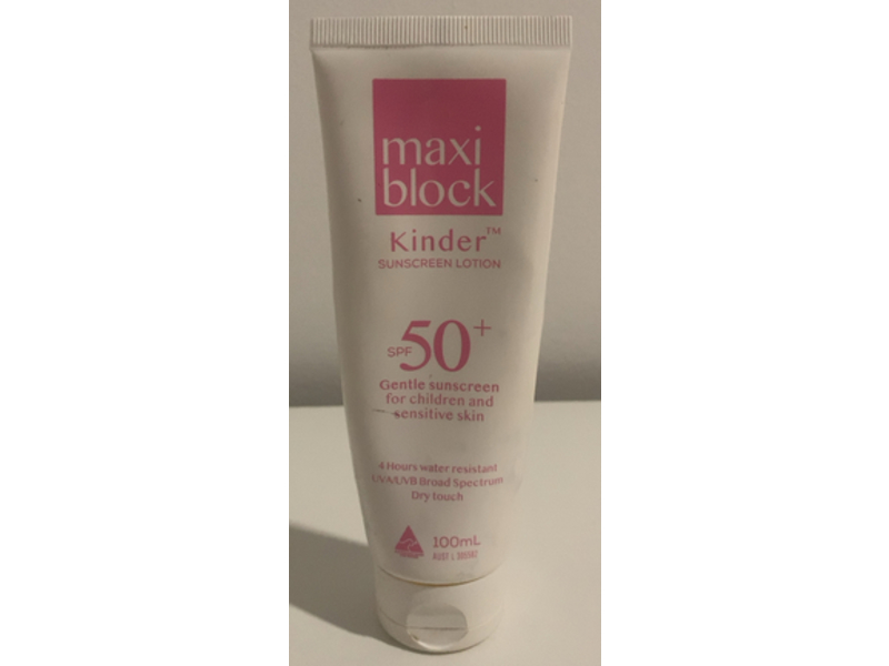 Maxi Block Kinder Sunscreen Lotion, SPF 50+, 100 mL