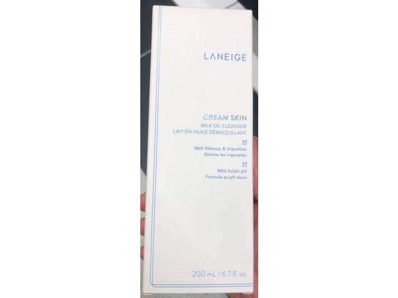 Laneige Cream Skin Milk Oil Cleanser, 6.7 fl oz/200 mL