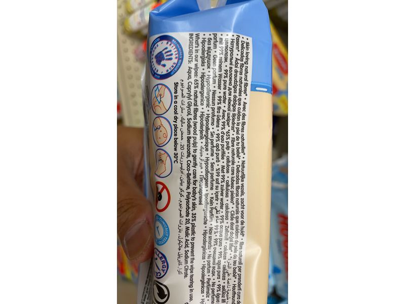 Huggies Baby Pure Wipes, 56 Count