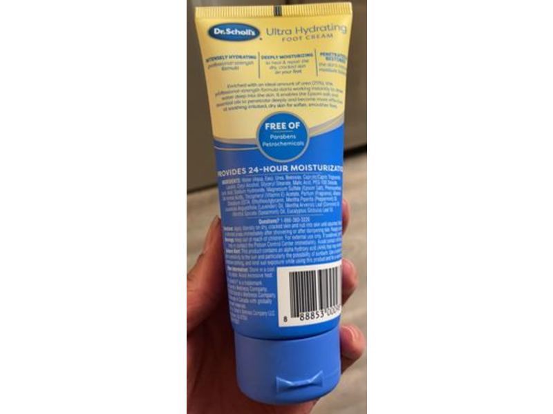 Dr. Scholl's Ultra Hydrating Heals & Moisturizes Foot Cream, 3.5 oz/99 g