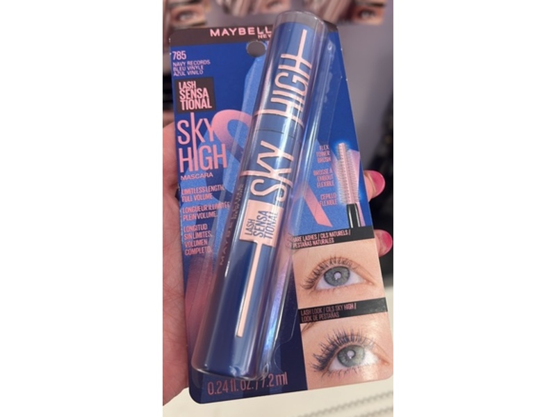 Maybelline Lash Sensational Sky High Mascara, 785 Navy Records, 0.24 fl oz/7.2 mL