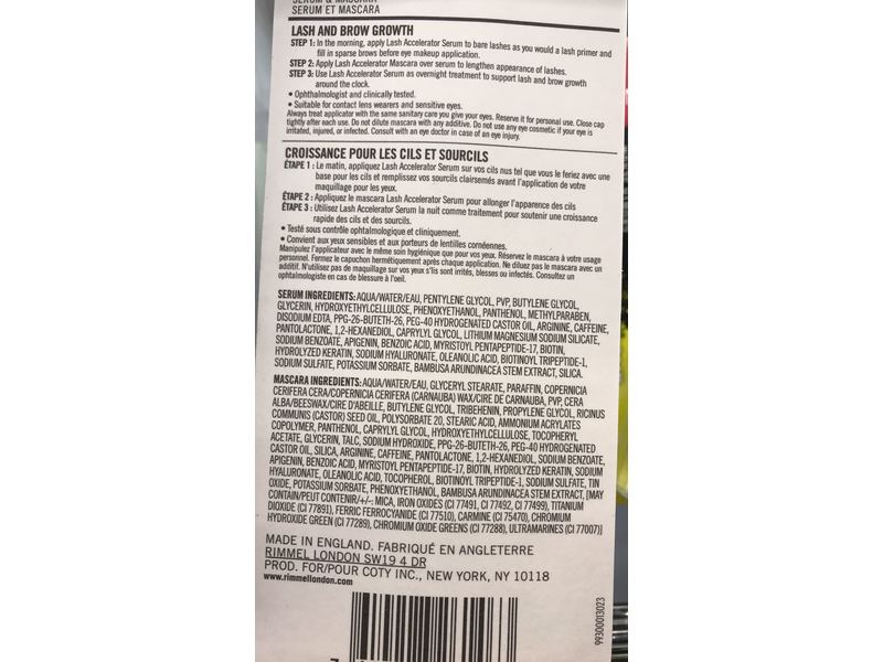 Rimmel Lash Accelerator Mascara & Serum Set