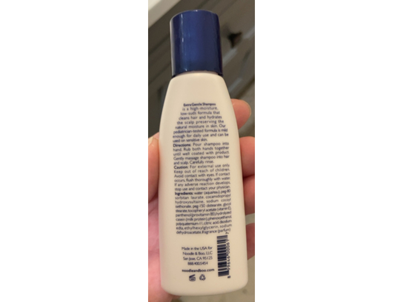 Noodle & Boo Extra Gentle Shampoo, Creme Douce, 2 fl oz/59 mL