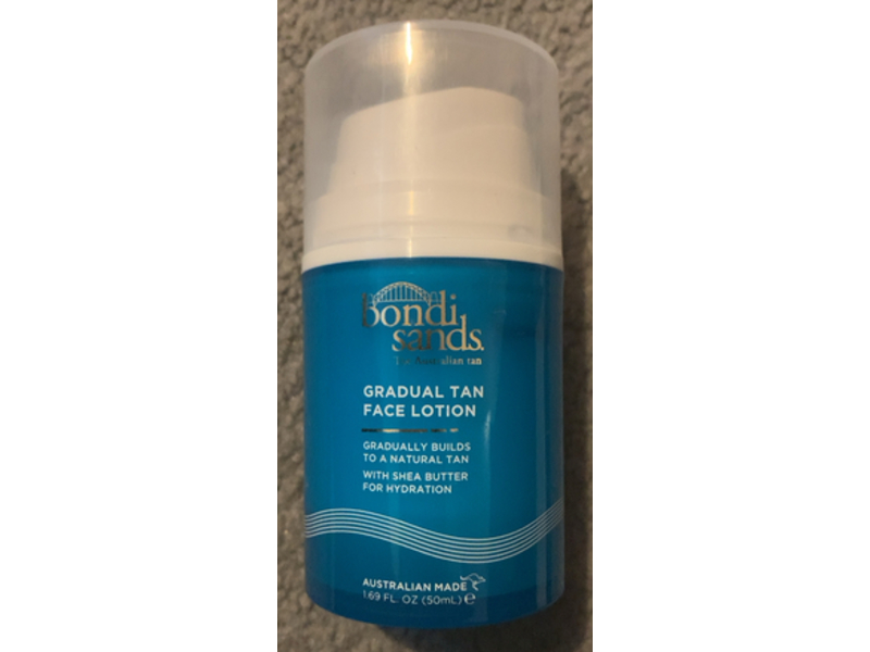 Bondi Sands Gradual Tan Face Lotion, Shea Butter, 1.69 fl oz/50 mL