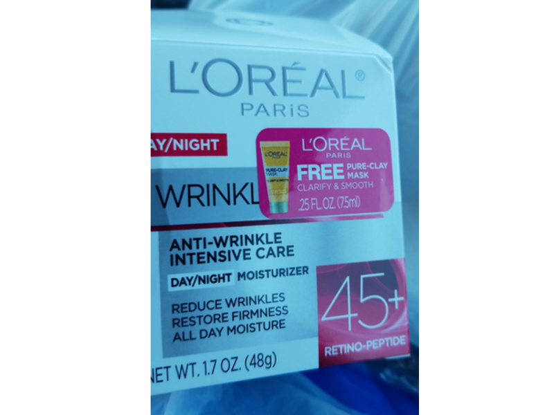 L'Oreal Paris Wrinkle Expert 45+ Moisturizer, Day/Night, 1.7 oz/48 g