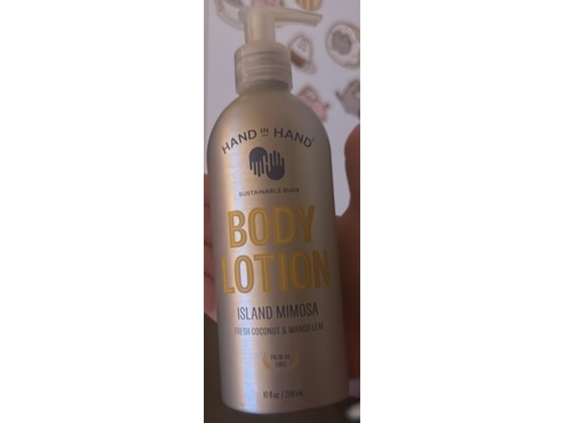 Hand In Hand Body Lotion, Island Mimosa, 10 fl oz/296 mL