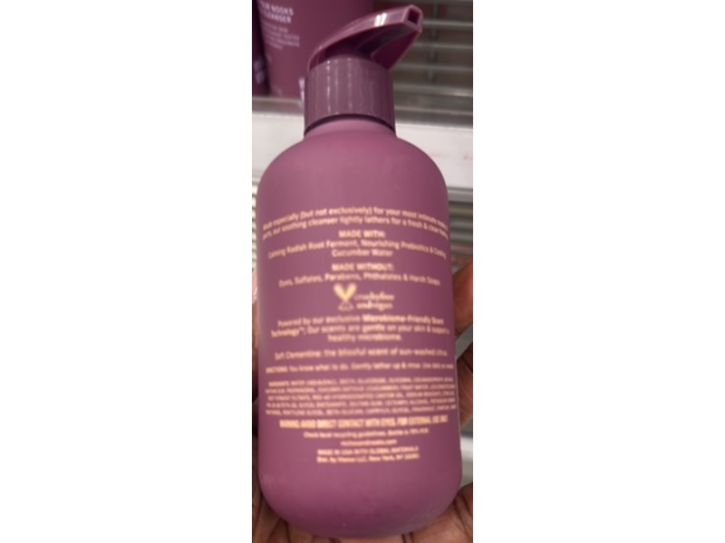 Niches & Nooks Wash Your Nooks Gentle Cleanser, Soft Clementine, 7 fl oz/207 mL