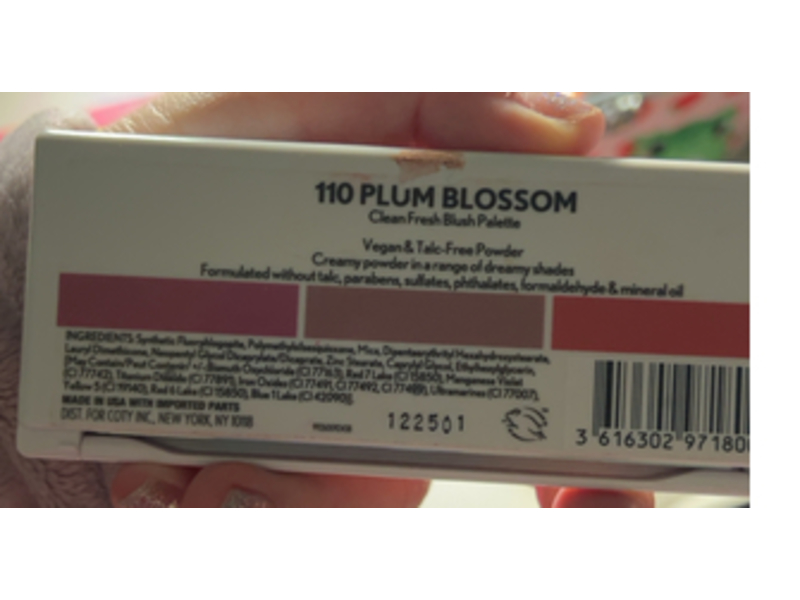 Covergirl Clean Fresh Blush Palette, 110 Plum Blossom, 0.07 oz/2.2 g