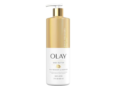 Olay Body Lotion, Shea Butter, 17 fl oz/502 mL