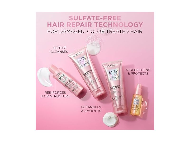 L'Oreal Paris Ever Pure Bond Repair Oil-In-Serum, 1.6 fl oz/49 mL