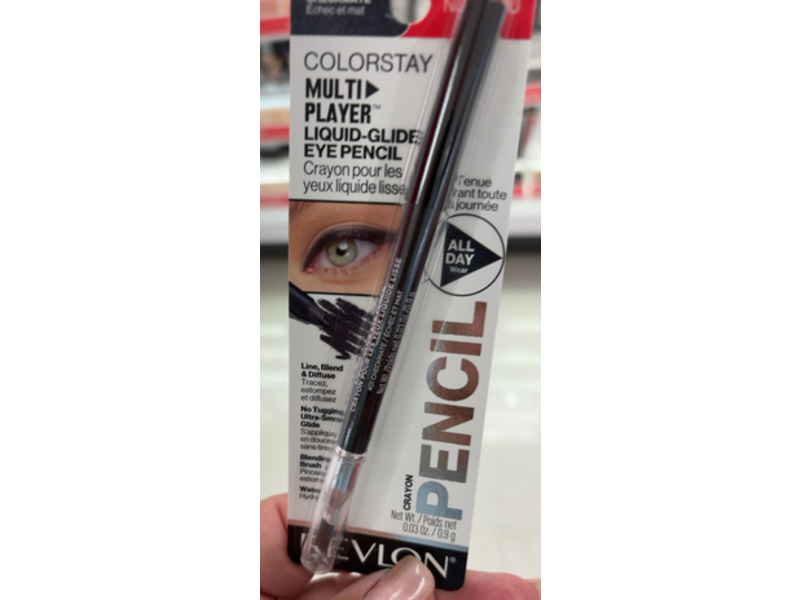 Revlon ColorStay Multiplayer Liquid-Glide Eye Pencil, 401 Checkmate, 0.03 oz/0.9 g