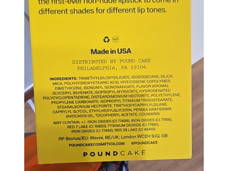 Pound Cake Batter Creme Matte Liquid Lipstick, Brown Sugar, 0.13 fl oz