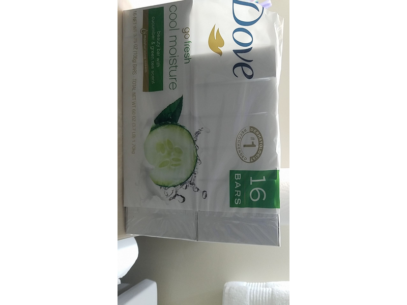 Dove Go Fresh Cool Moisture Beauty Bar, 16 bars