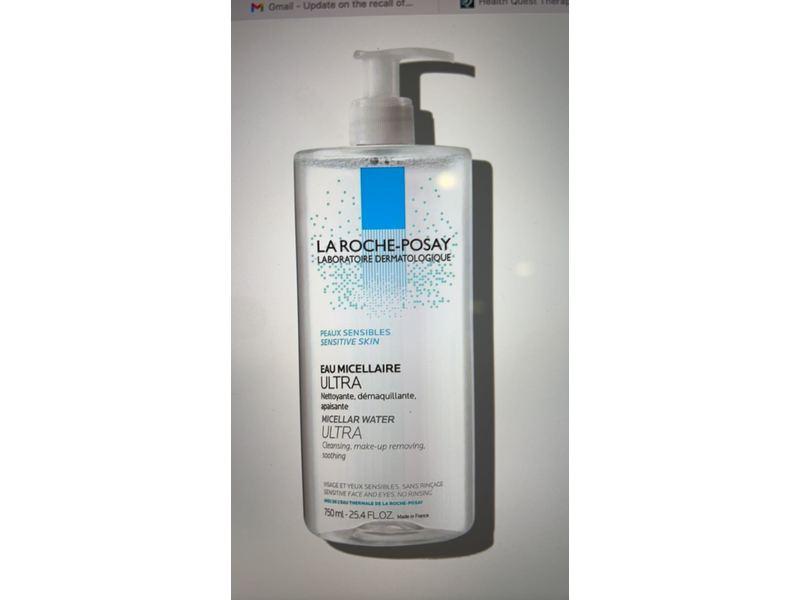 La Roche-Posay Micellar Water Ultra, Sensitive Skin, 25.4 fl oz/750 ml