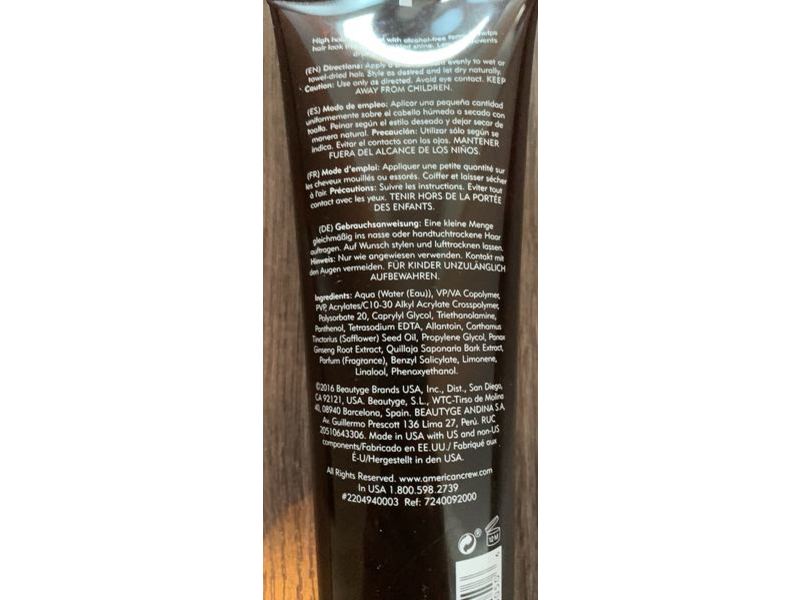 American Crew Firm Hold Styling Gel, 8.4 fl oz/250 mL