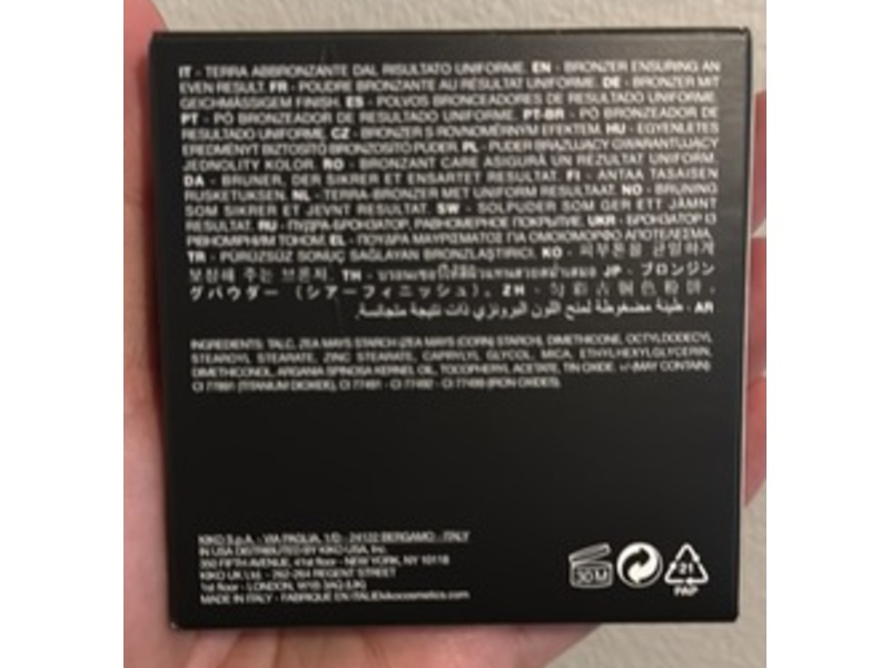 Kiko Milano Flawless Fusion Bronzer Powder, 05 Biscuit, 0.42 oz/12 g