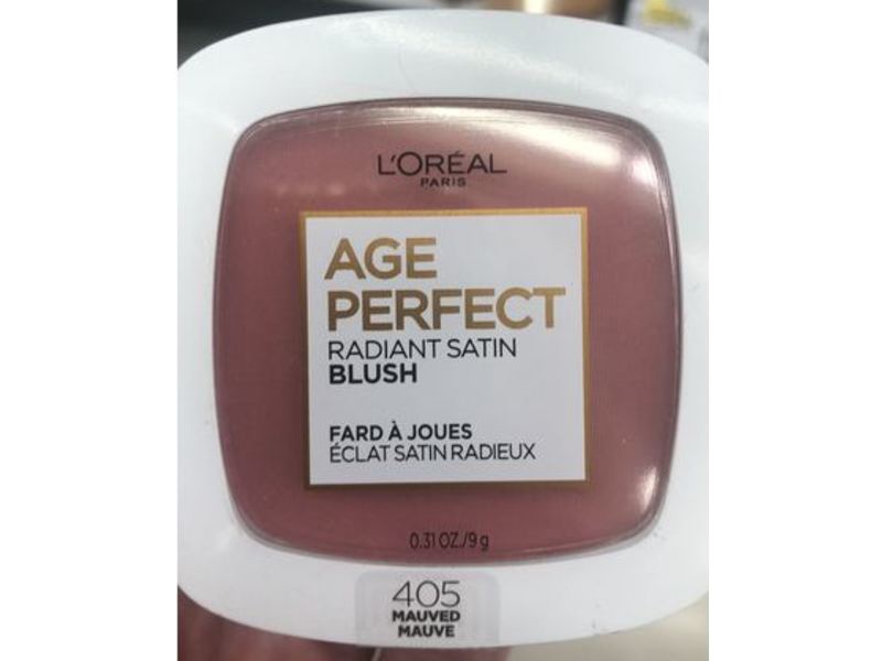 L'Oreal Paris Age Perfect Radiant Satin Blush, Mauved 405, 0.31 oz/9 g