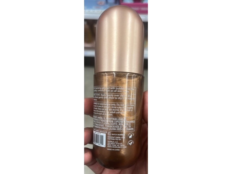 Amora Glow Bronze Paradise Glow Oil, 3.4 fl oz/100 mL