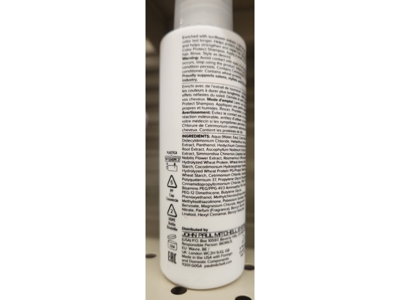 Paul Mitchell Color Protect Conditioner, 3.4 fl oz/100 mL