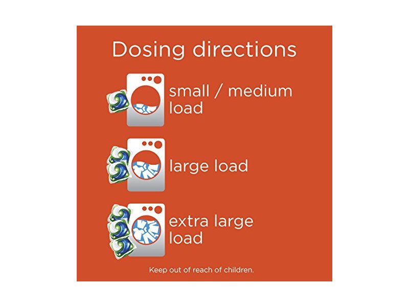 Tide Pods 3-In-1 Detergent, Spring Meadow, 77 oz/4.81 Lb, 96 Count