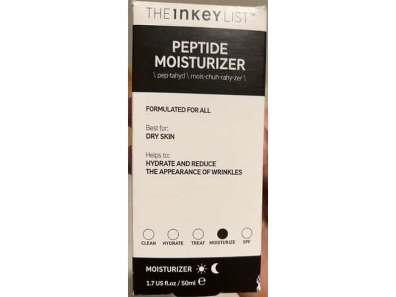 The Inkey List Peptide Moisturizer, 1.7 fl oz/50 mL