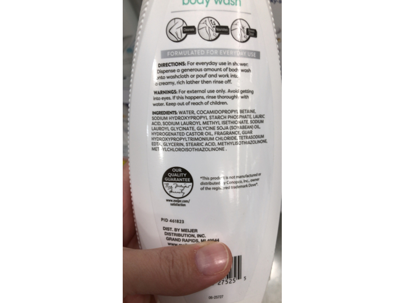 Meijer Sensitive Skin Body Wash, 22 fl oz/650 mL