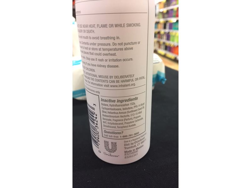 Dove Dry Spray Antiperspirant, Nourished Beauty, 3.80 oz/107 g
