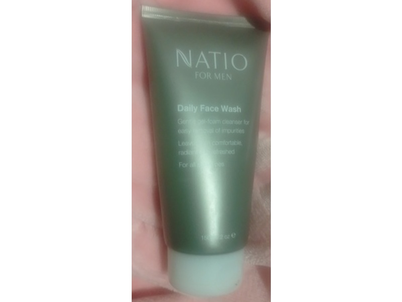 Natio Daily Face Wash, 5.2 oz/150 g