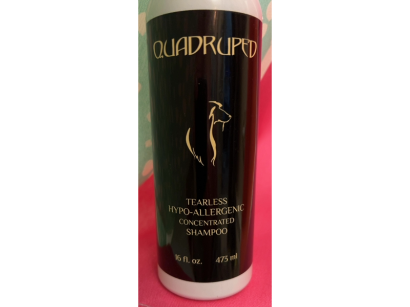Quadruped Tearless Hypo-Allergenic Shampoo,16 fl oz/473 mL