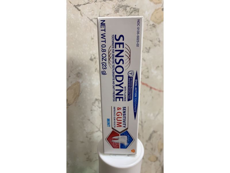 Sensodyne Sensitive Mouth Toothpaste - Mint (0.8 oz Tubes)