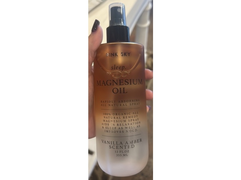 Pink Sky Sleep Magnesium Oil, Vanilla Amber Scented, 12 fl oz/355 mL