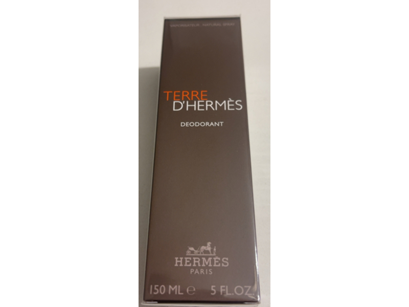 Terre D' Hermes By Hermes Deodorant Natural Spray, 5 fl oz/150 mL